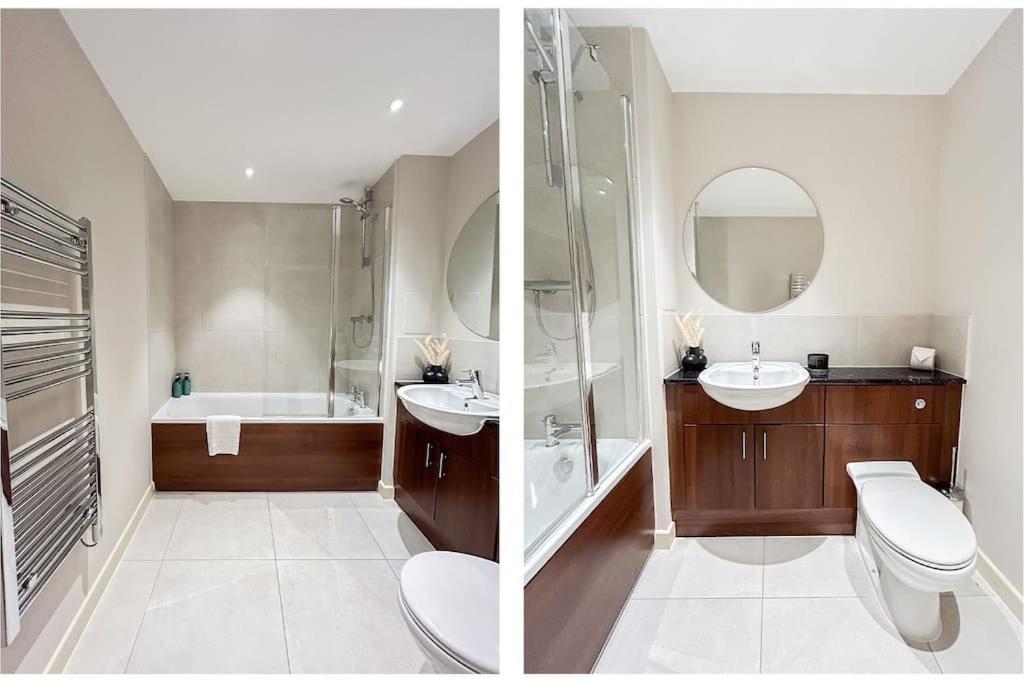 Stylish Urban Sanctuary With Parking Appartement Londen Buitenkant foto